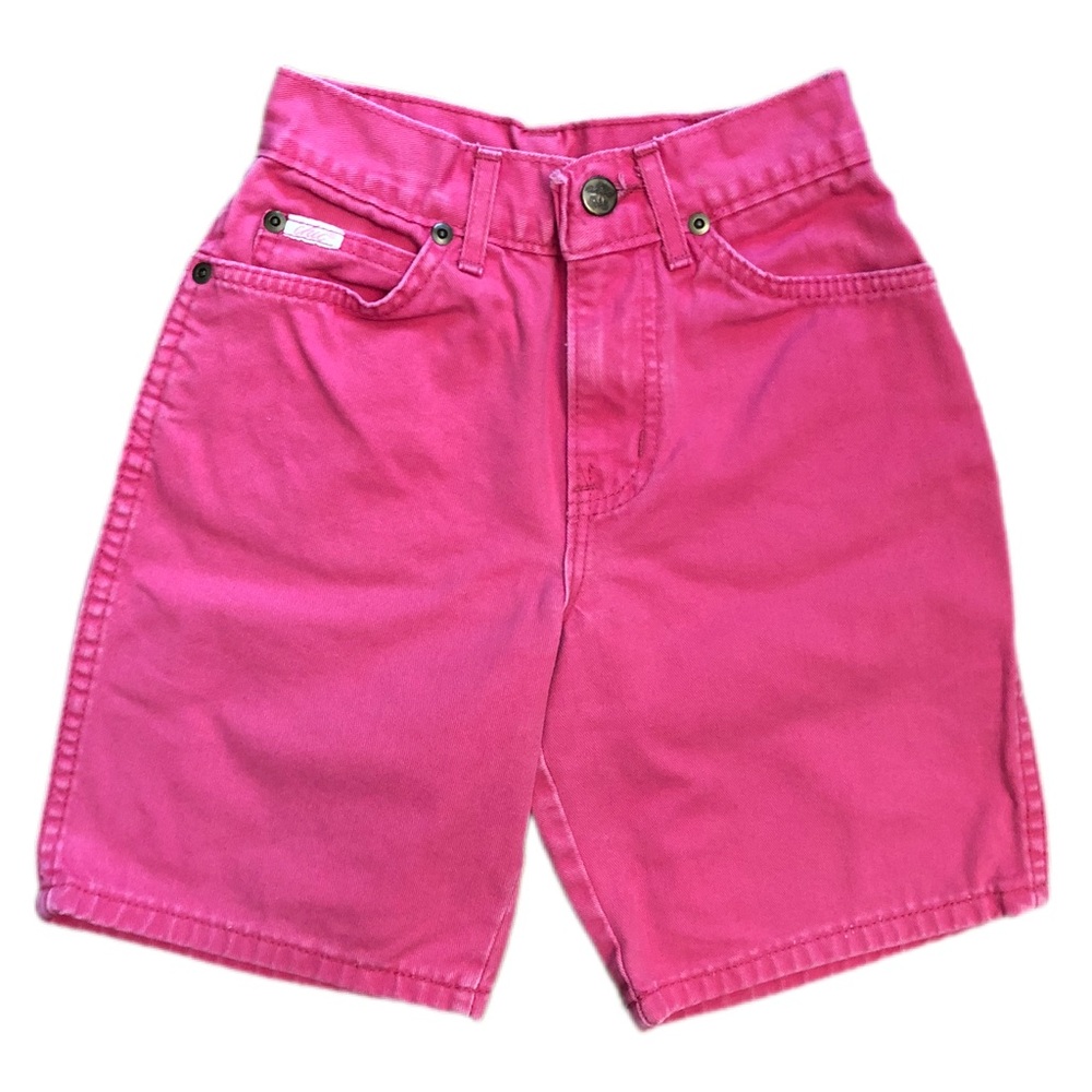 Vintage Chic Kids Pink Denim Jean Shorts Size 8